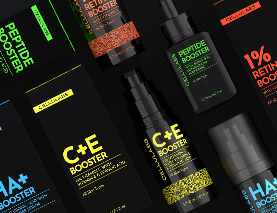 Cellulabs skincare brand and packaging designed by MATRAFOX